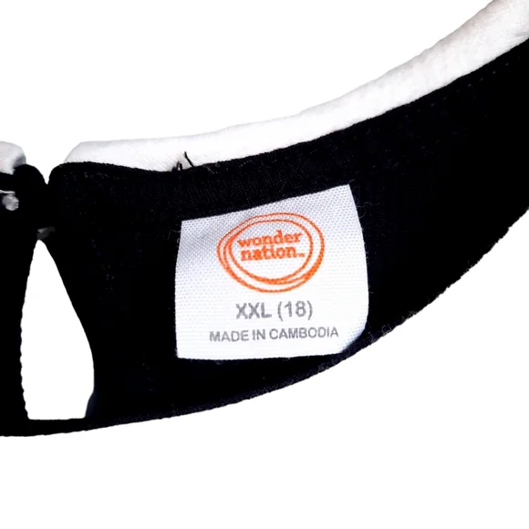 Wonder Nation Wednesday Adams Black Dress White Collar 18 XXL Girls Goth W Small - Picture 8 of 8